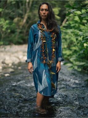 NWT Kealopiko kahawai chambray shirt dress